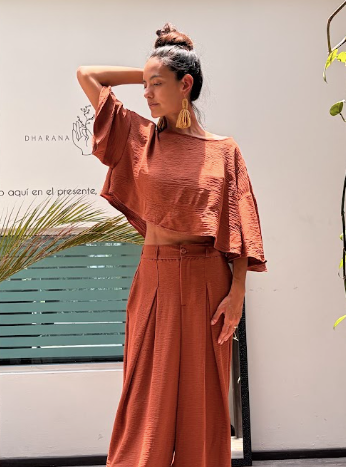 Blusa Aire Terracota